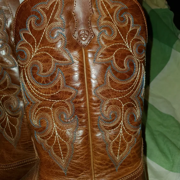 Ariat Women's Round Up Stockman Western Boots - Picture 2 of 10